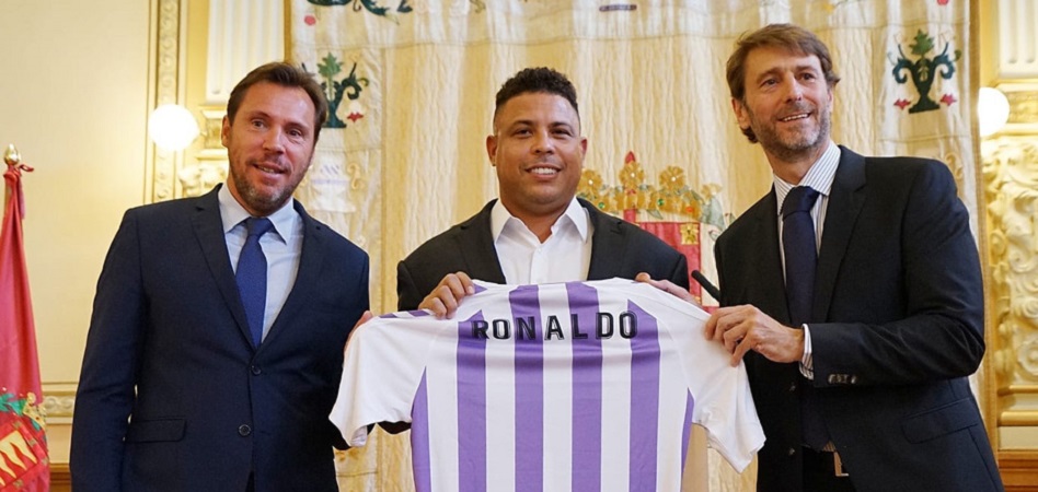 Ronaldo firma la compra del 51% del Valladolid y Suárez seguirá en la gestión